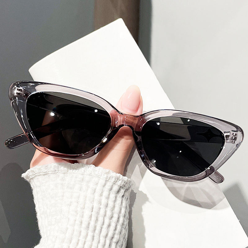 Miumiua🕶Kính Mát Gọng Nhỏ Mắt Mèo Phong Cách Mắt Mèo Đa Năng Chất Lượng Cao Cho Nam Và Nữ