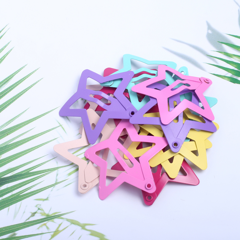 Miumiua🔮Kẹp Tóc Ngôi Sao Năm Cánh Nhiều Màu Sắc Dễ Thương Y2K Cho Nữ 2023