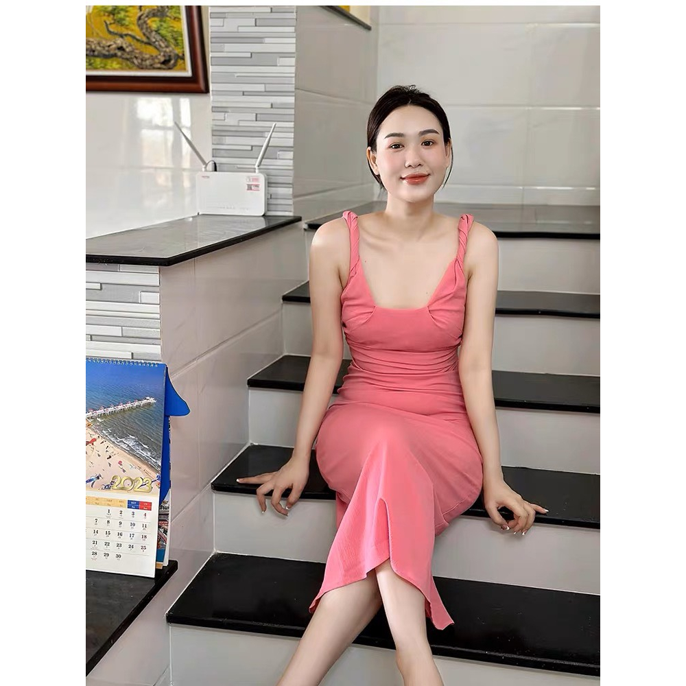 Đầm dây xoắn xuất dư ZR, Váy dây xoắn ZR cho nữ 2023