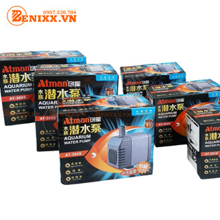Máy bơm chìm bể cá mini quạt điều hoà hơi nước lọc tràn ATMAN 2.5W 5W 6W 8W 13W 27W | AT 301s 302s 303s 304s 305s 306s