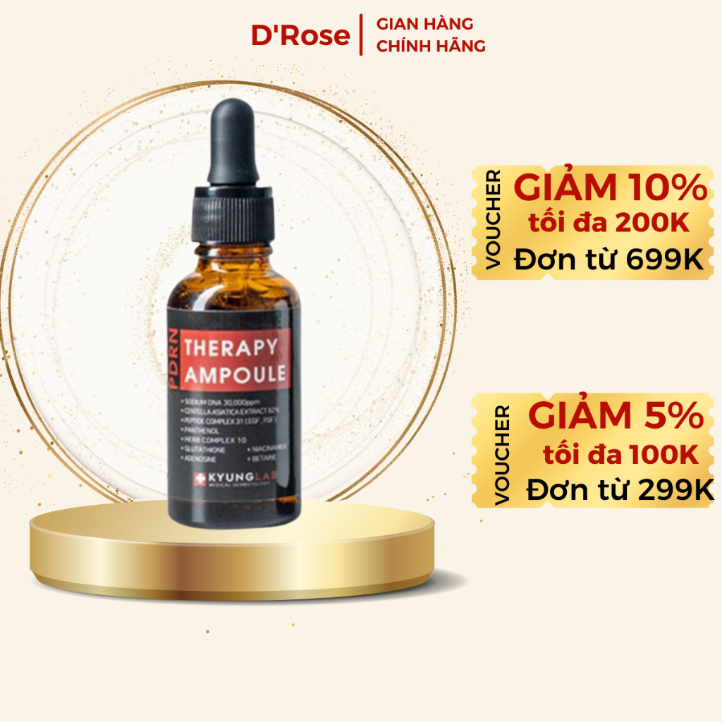 Tế bào gốc PDRN Therapy Kyung Lab giúp chống lão hoá, trẻ hoá da 30ml - DR03