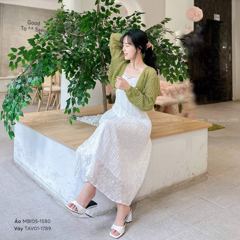 Áo khoác len lưới