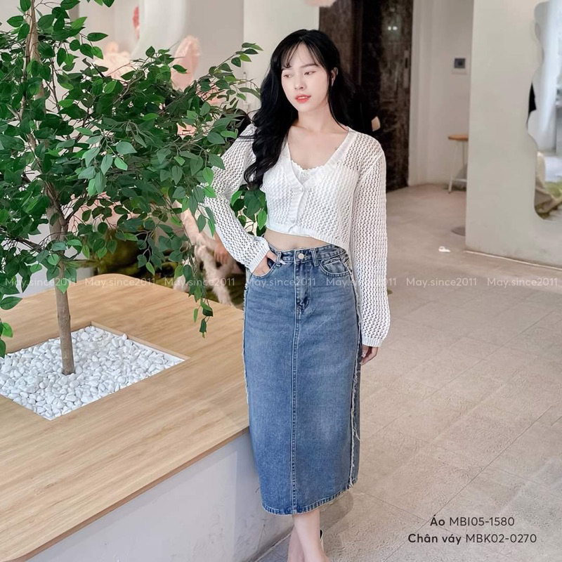 Áo khoác len lưới