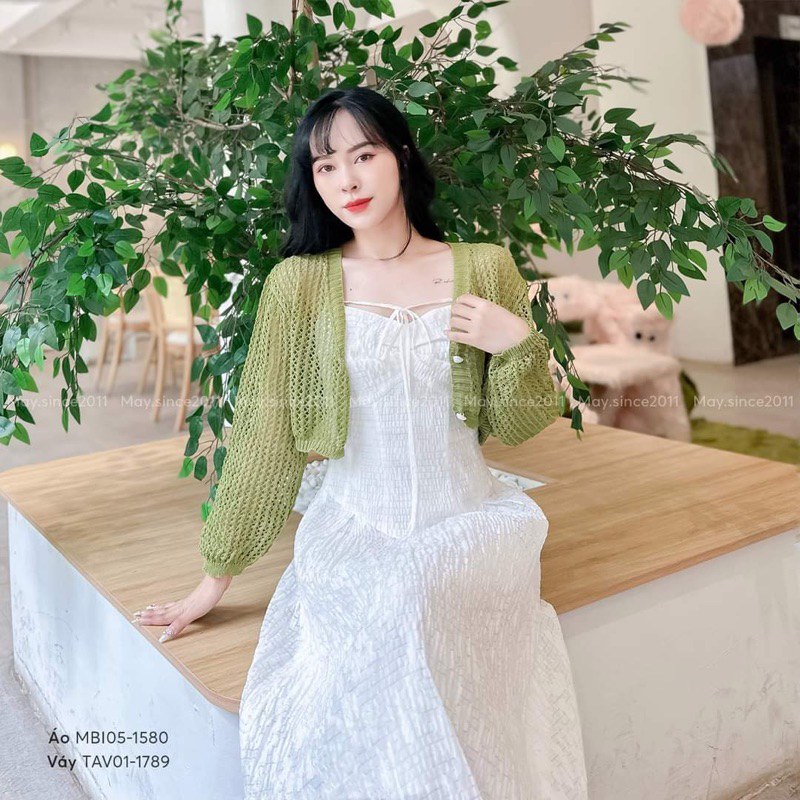 Áo khoác len lưới