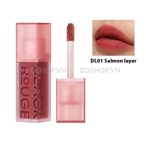 Son Kem Lì Black Rouge Double Layer Over Velvet Ver1+ Ver2 4g
