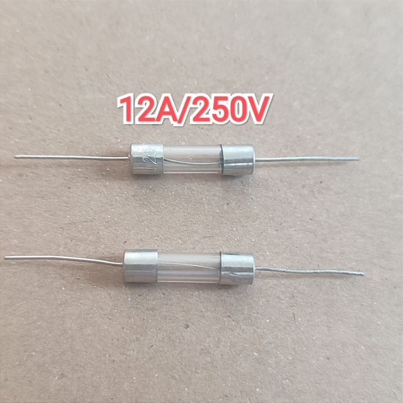 Cầu chì bảo vệ 12A 250V cầu chì bếp từ 12A 250V chân cắm 5 x 20 mm