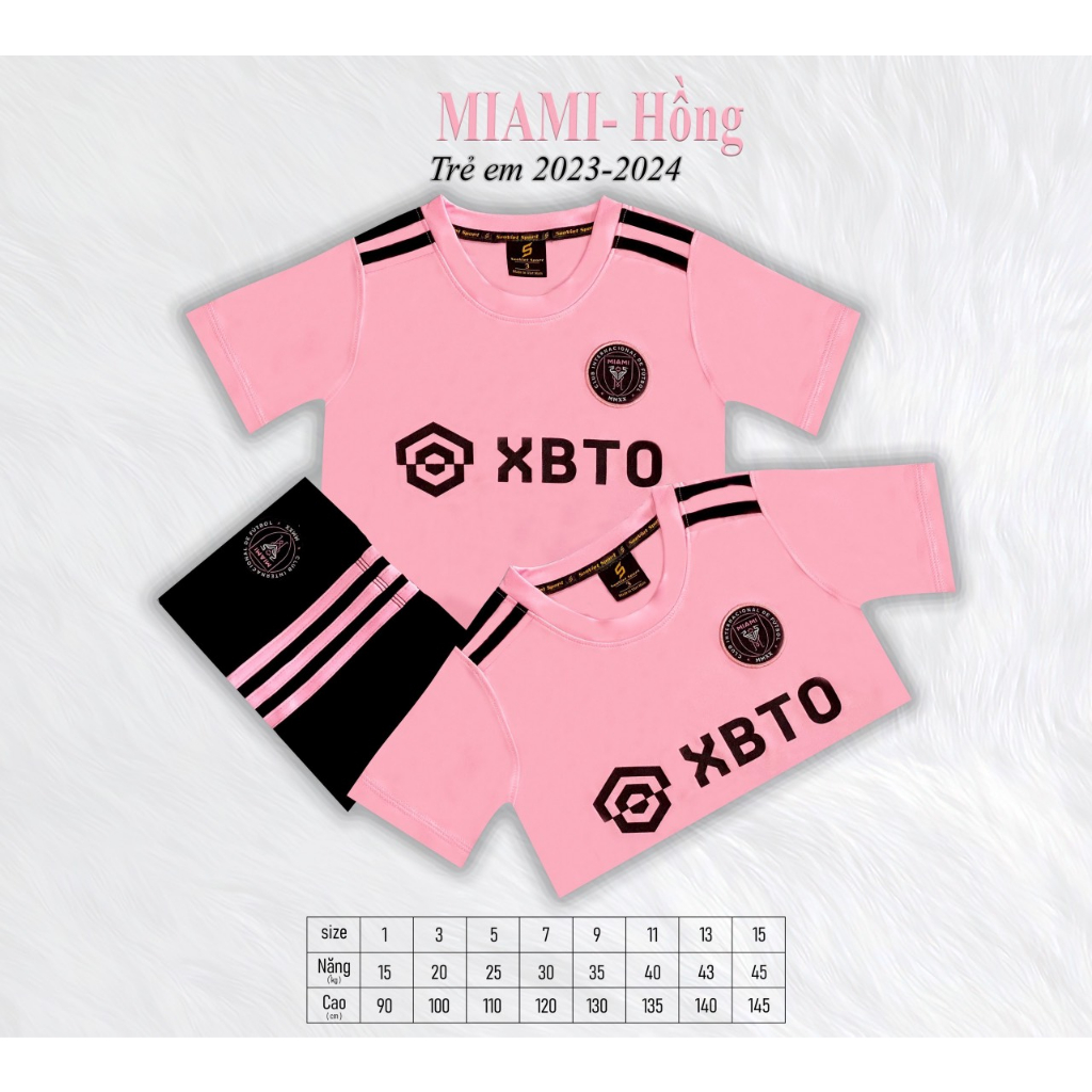 Bộ quần áo bóng đá trẻ em - Bộ thể thao bé trai bé gái  siêu đẹp mẫu mới 2023-2024 vải thun lạnh