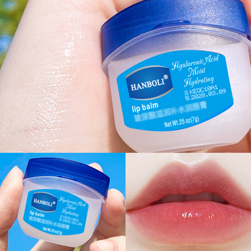 Bộ 4 hũ son dưỡng môi Vaseline Hanboli Hydrating Lip Balm Set dưỡng ẩm và ngăn ngừa nứt nẻ môi