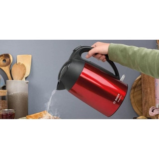 Ấm siêu tốc Bosch TWK3P424 màu đỏ 1.7 lít