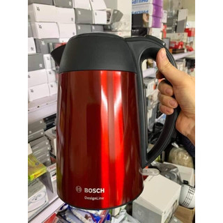 Ấm siêu tốc Bosch TWK3P424 màu đỏ 1.7 lít