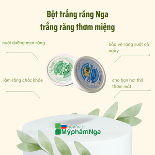 Bột trắng răng Nga Trắng răng thơm miệng, loại bỏ mảng bám