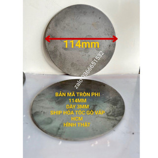 Bản mã tròn phi 114mm dày 3mm- bản mã đầu cột 114mm-1 cái-ship hoả tốc hcm -hình thật