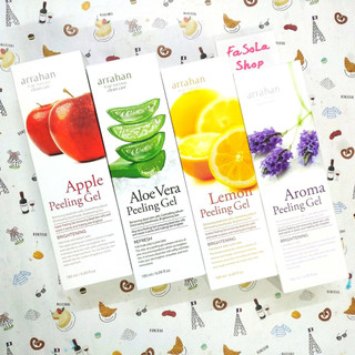 Tẩy da chết Arrahan - Tẩy da chết thiên nhiên dạng gel hương chanh và táo 180ml Auth Hàn Quốc