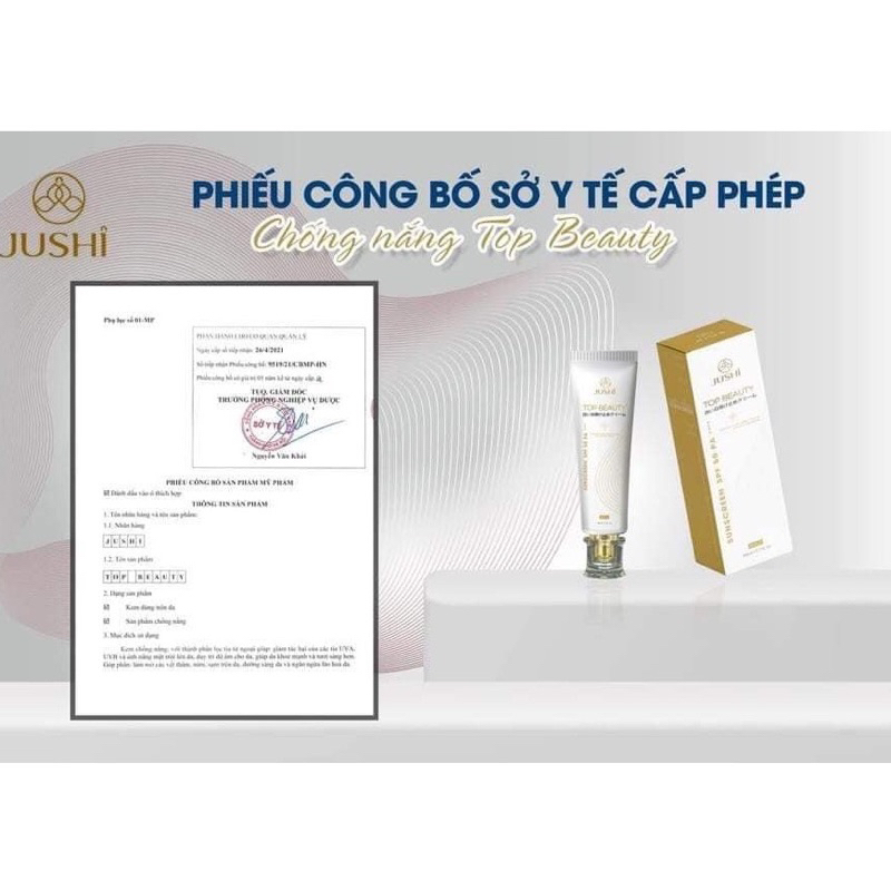 Kem chống nắng JUSHI BEAUTY chính hãng