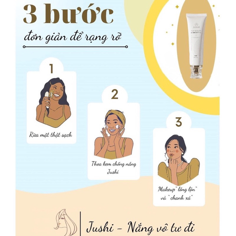 Kem chống nắng JUSHI BEAUTY chính hãng