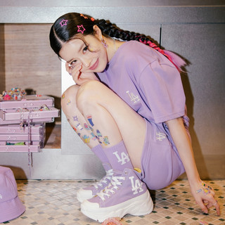 [Chính hãng] GIÀY MLB CHUNKY HIGH - CỔ CAO (MÀU TÍM (PURPLE/YELLOW)