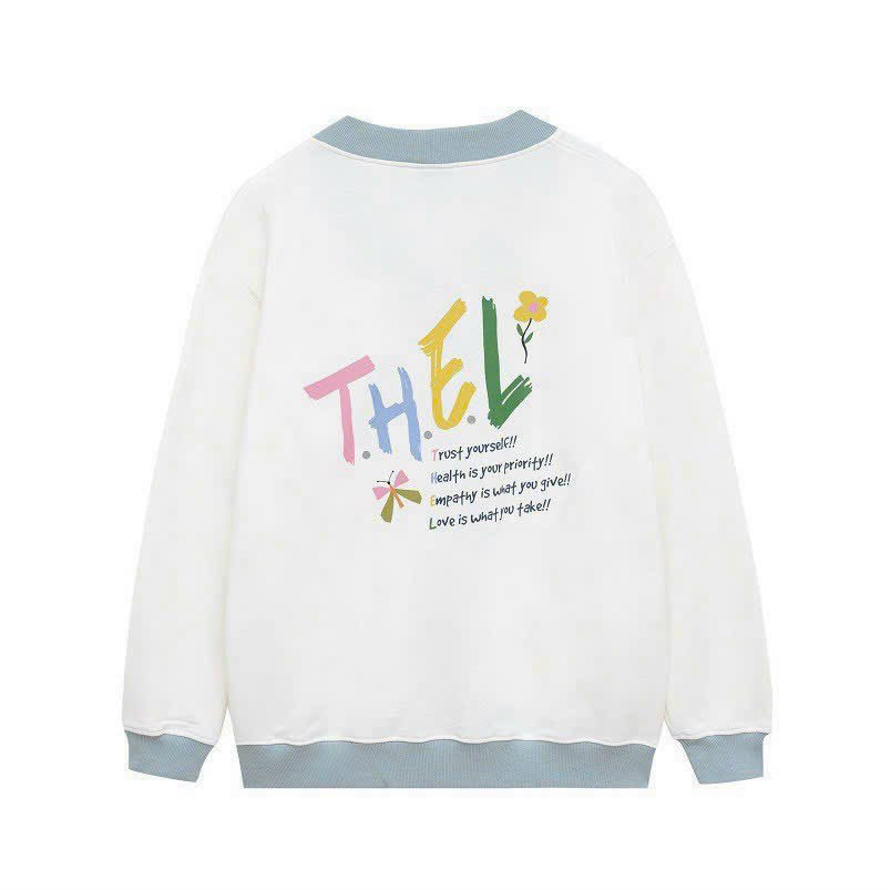 Áo Khoác Cardigan In Hoa Tiết Siêu Cute TP08