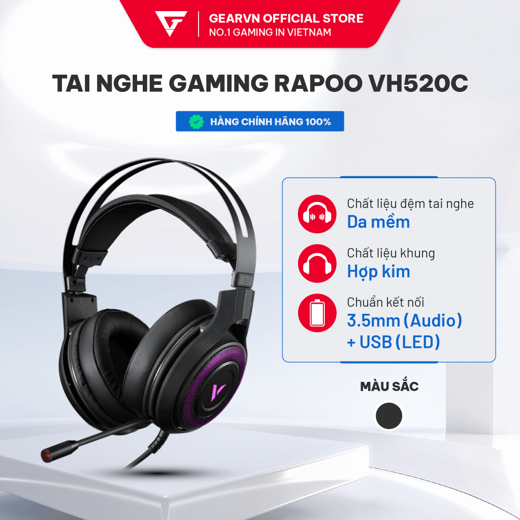 Tai nghe gaming Rapoo VH520C