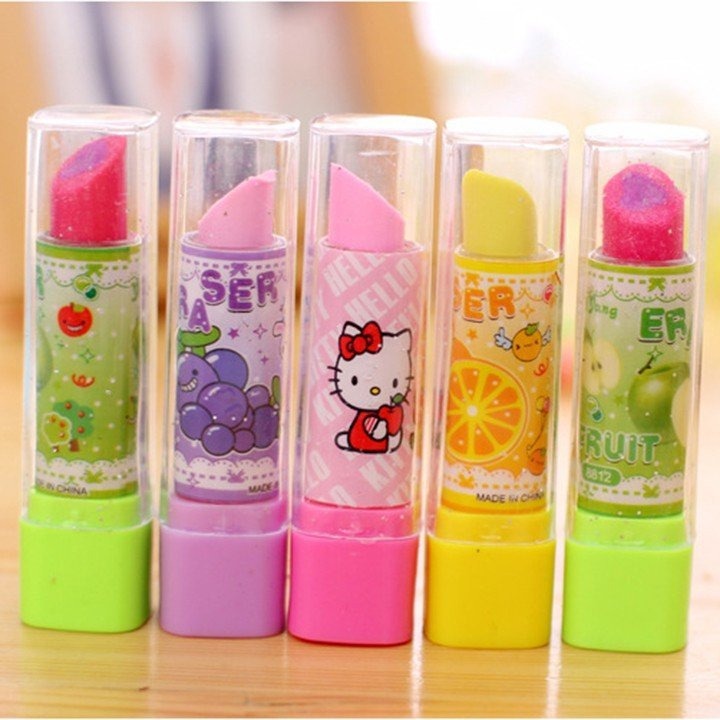 Tẩy bút chì hình son dễ thương