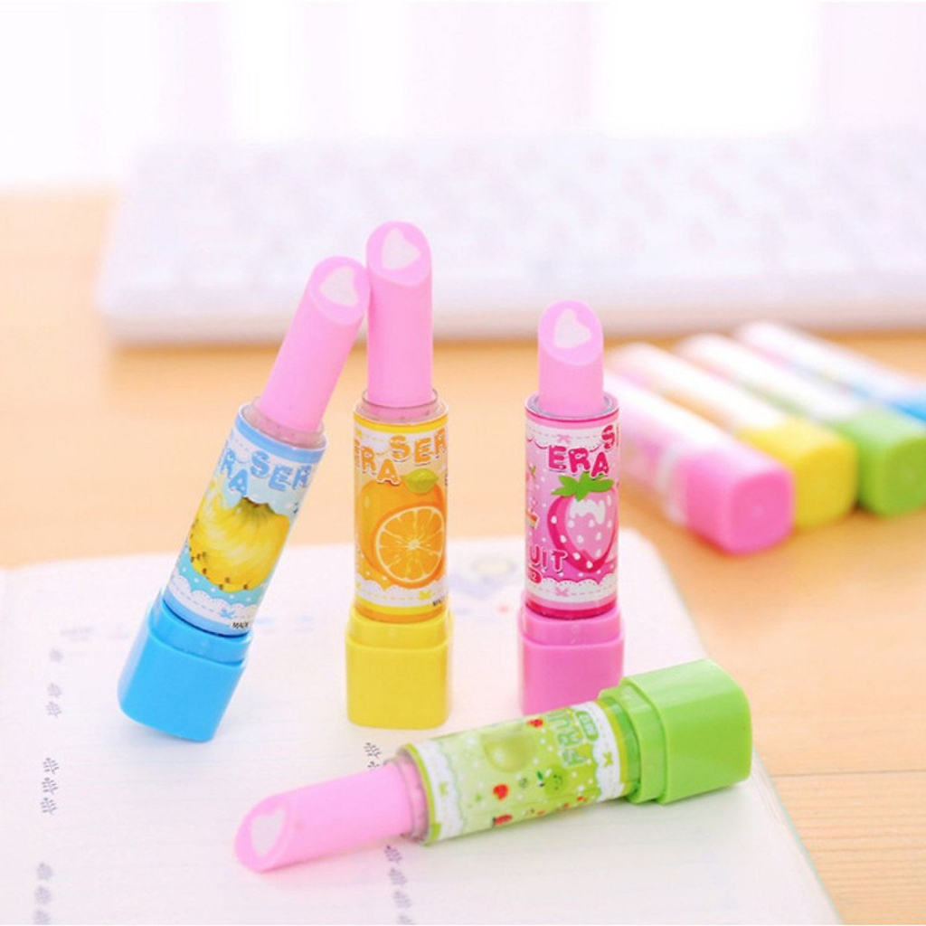 Tẩy bút chì hình son dễ thương