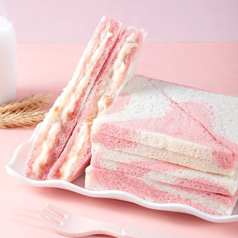 Bánh Sandwich Kem Dâu Tây Hộp 468g/8c