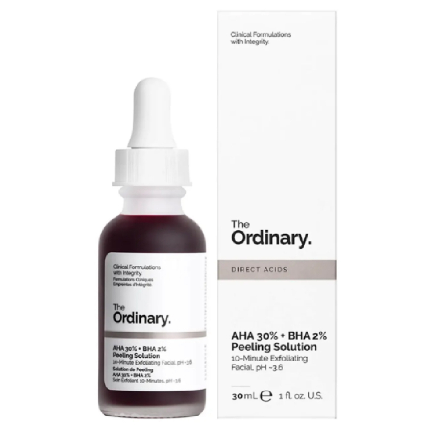 Serum tẩy da chết The Ordinary AHA 30% + BHA 2% Peeling Solution 30ml của Canada/USA