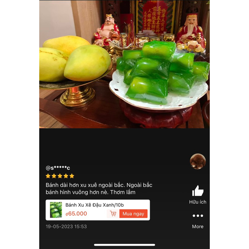 Bánh xu xê đậu xanh đặc sản