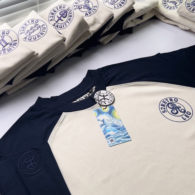 Áo thun nam nữ basic 52ReTroHZ áo thun unisex 12 Cung Hoàng Đạo vải được qua xử lí không co rút áo