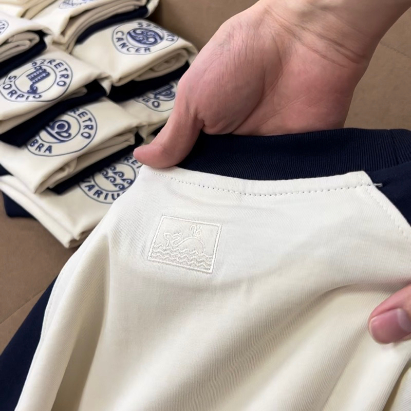 Áo thun nam nữ basic 52ReTroHZ áo thun unisex 12 Cung Hoàng Đạo vải được qua xử lí không co rút áo