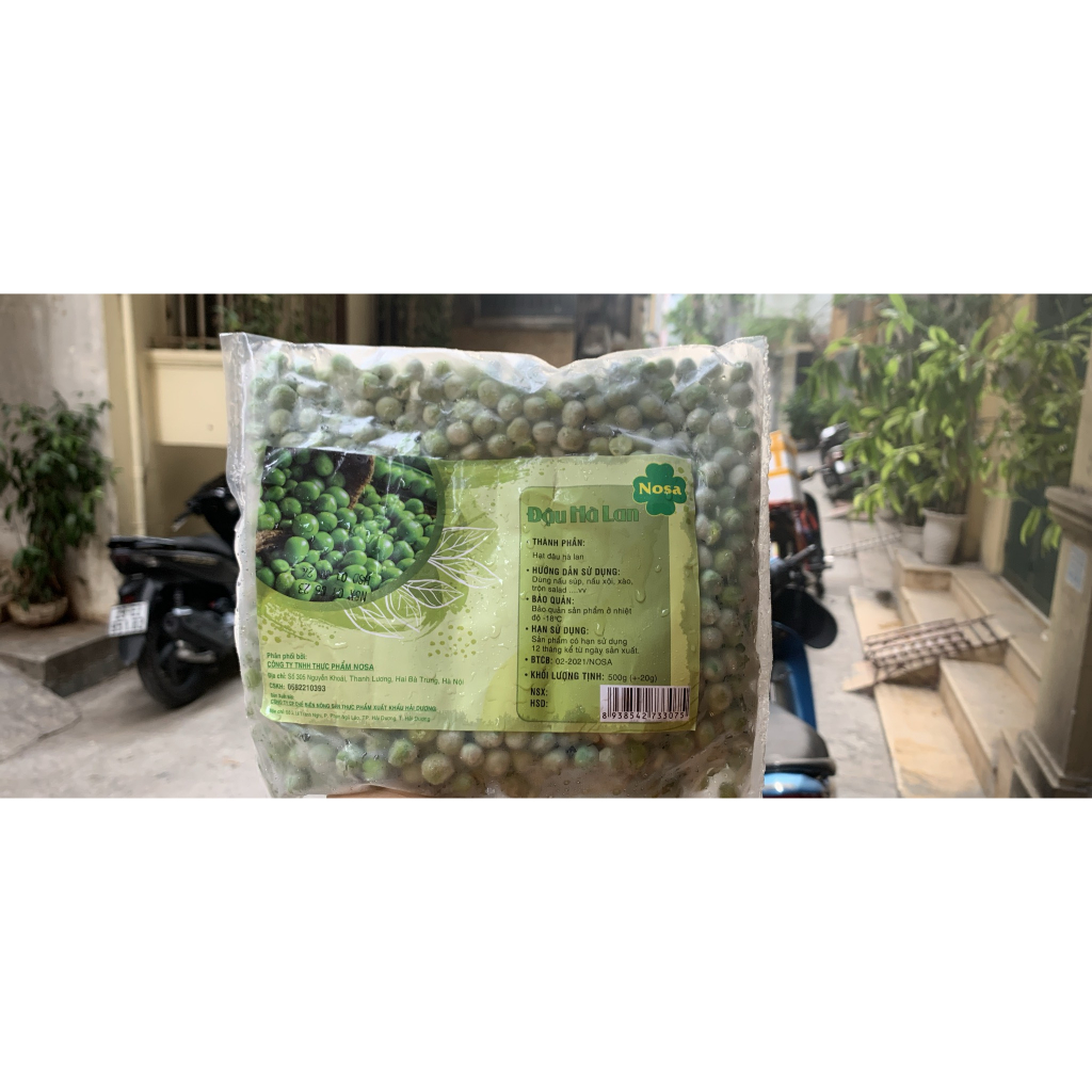 Đậu Hà Lan đông lạnh tiện lợi gói 500g