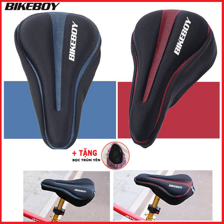 Bọc yên xe đạp thể thao địa hình siêu êm Bikeboy (tặng bọc trùm yên)