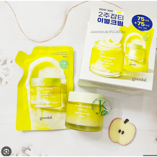 Kem dưỡng sáng da Goodal Green Tangerine Vita C Dark Spot Care Cream
