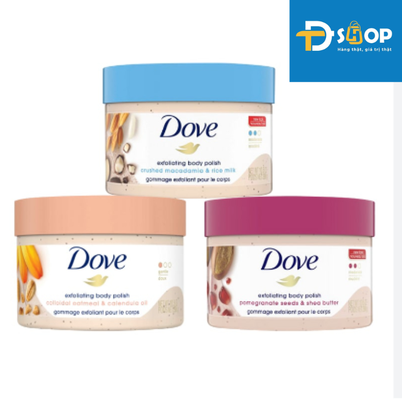 Tẩy Da Chết Dove Exfoliating Body Polish 298g DOVE Mỹ