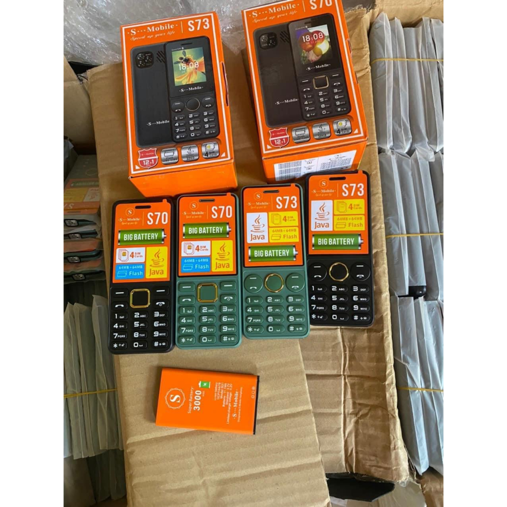 Điện Thoại 4 Sim S73, S70 Pin Khủng Loa To Giá Rẻ - Bảo Hành 12 Tháng