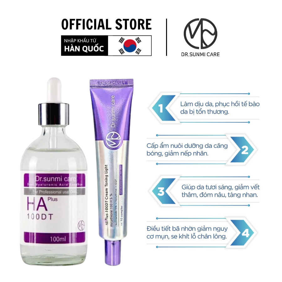 Combo dưỡng da cấp ẩm Dr.Sunmi care 100DT