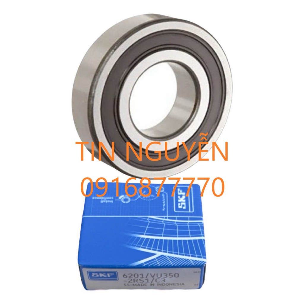 Bạc đạn SKF 6201/VU350 - 2RS1/C3 bánh trước AB, Click, Vario, Vision, Lead, Wave RSX, Sonic F150, Winner, Future