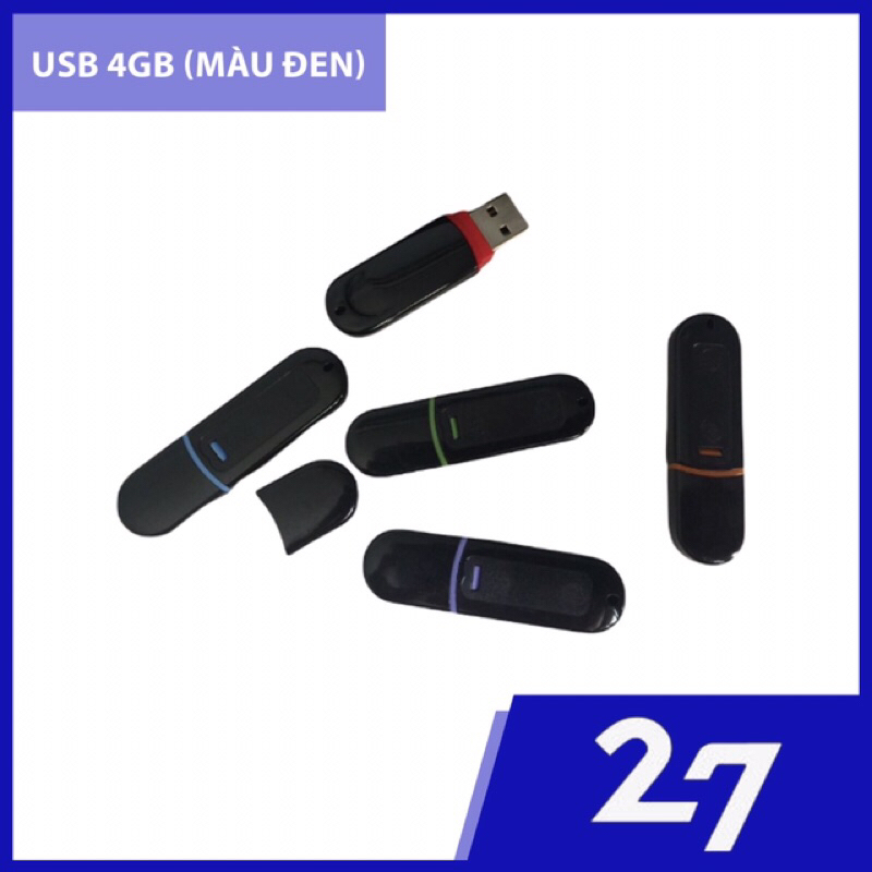 USB 4GB (MÀU ĐEN)