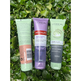 [Bill Pháp] Sữa rửa mặt đất sét L'OREAL PURE CLAY Exfoliate Refine 150ml