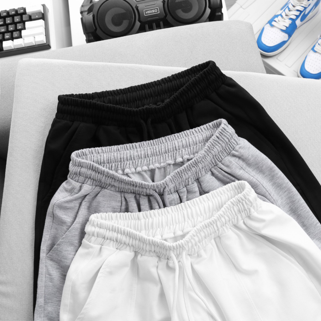 Quần short thun nam cotton DYNYOUTH mặc nhà thể thao đi biển cao cấp