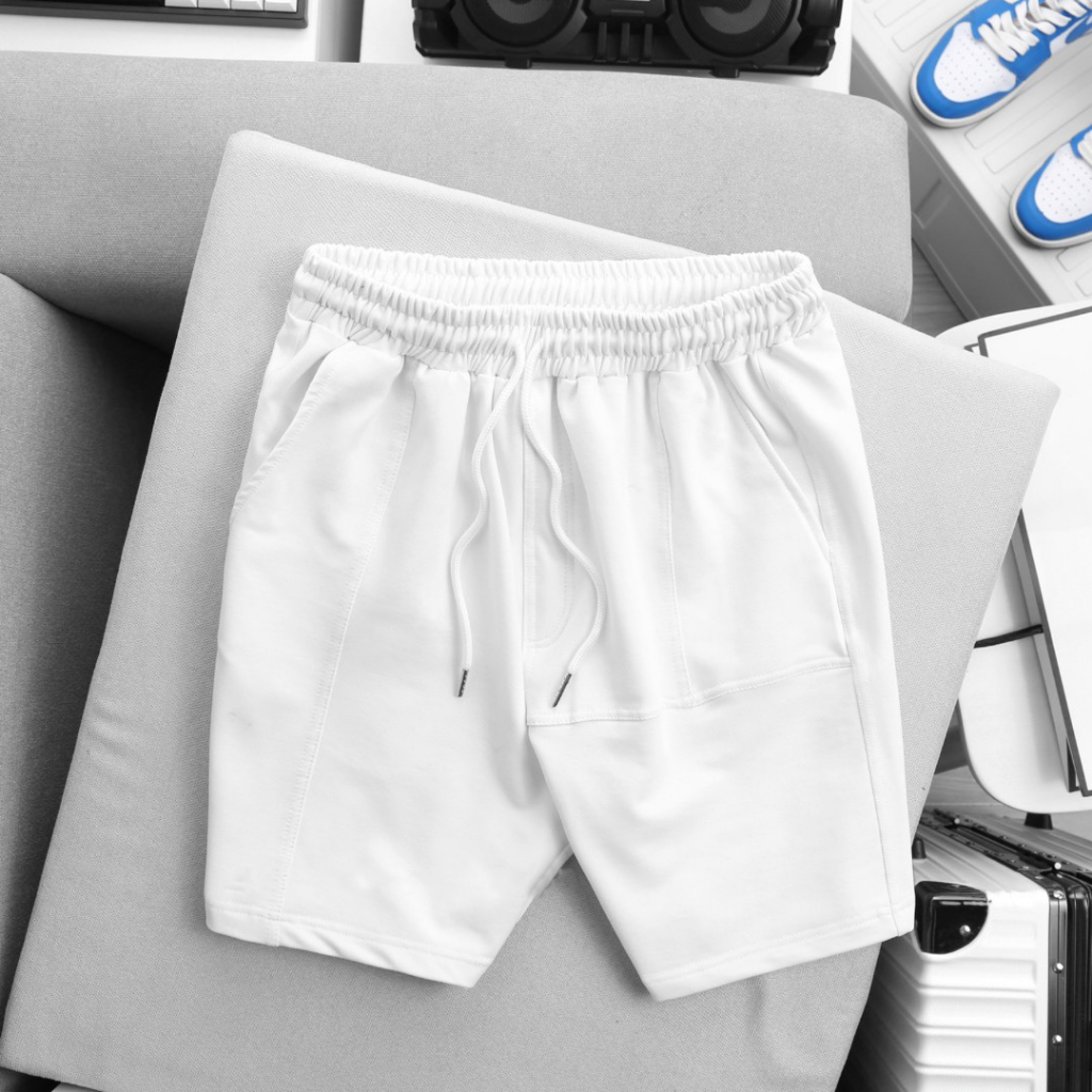 Quần short thun nam cotton DYNYOUTH mặc nhà thể thao đi biển cao cấp