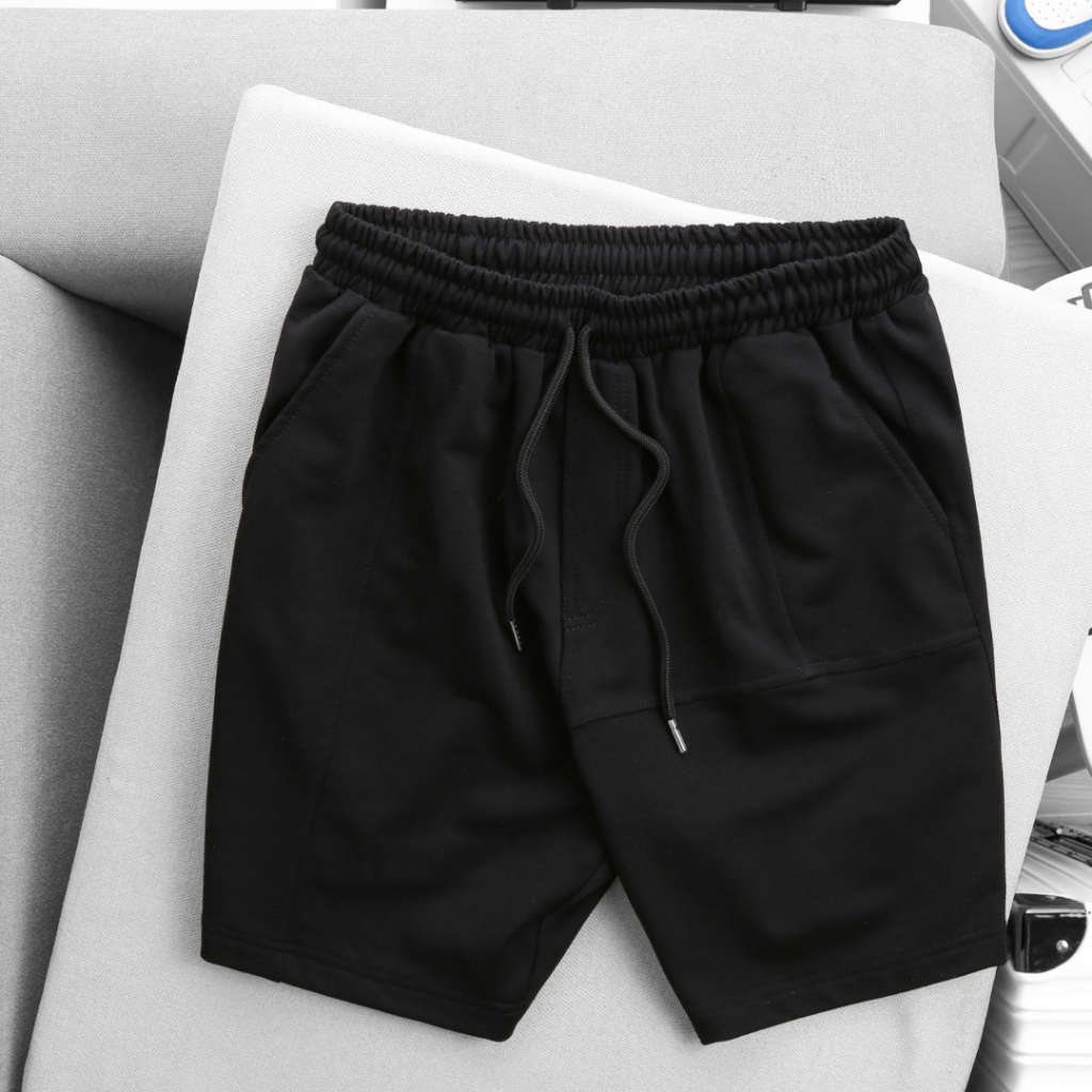 Quần short thun nam cotton DYNYOUTH mặc nhà thể thao đi biển cao cấp