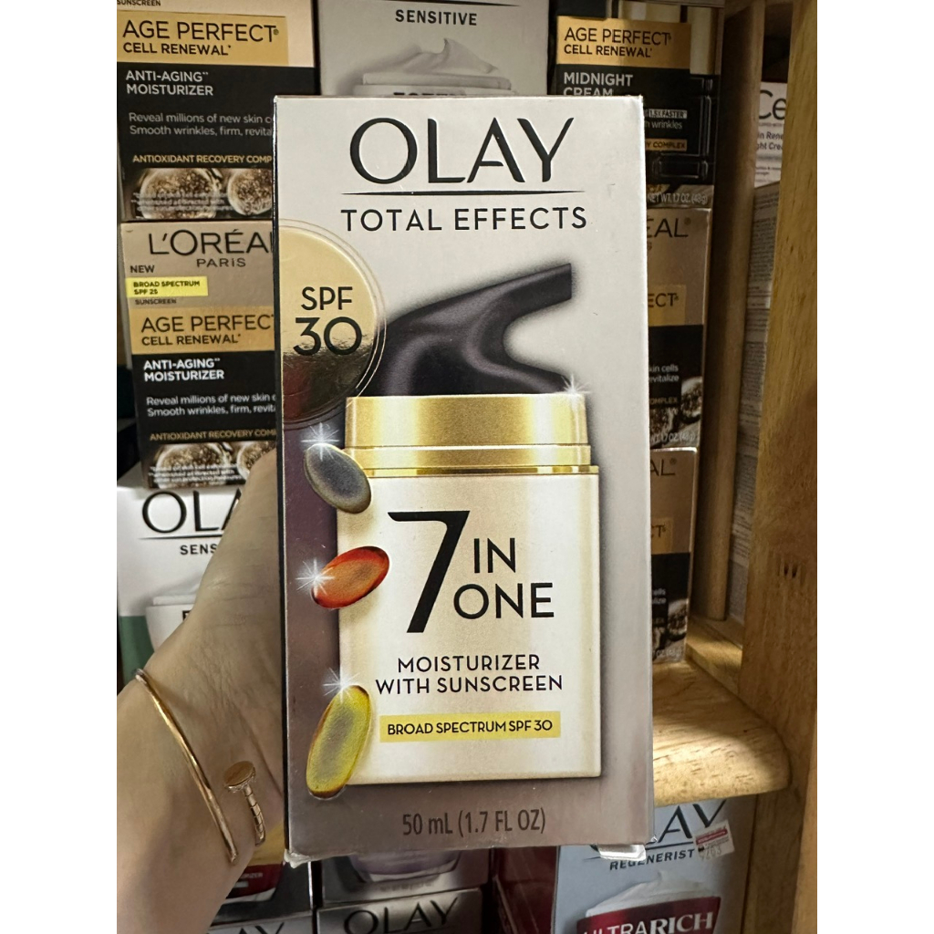 (EXP: 02/2024) SALE: Dưỡng da ban ngày Olay Total Effects 7-in-1 SPF 30- 50ml.