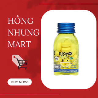 Kẹo ngậm the 8 vị dưa hấu, xí muội, bạc hà, đào play more thái lan - hũ 22gr