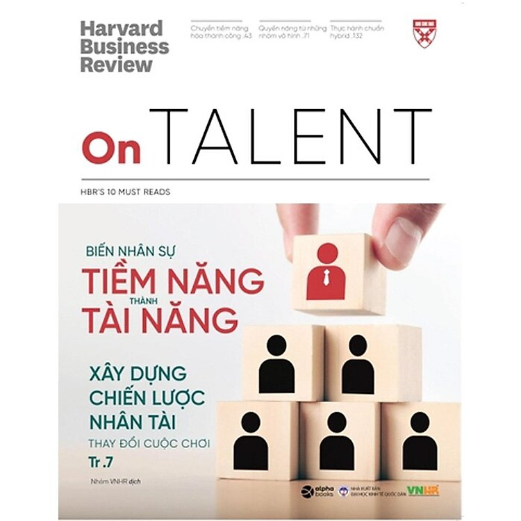 Sách - HBR On Talent - Biến Nhân Sự Tiềm Năng Thành Tài Năng