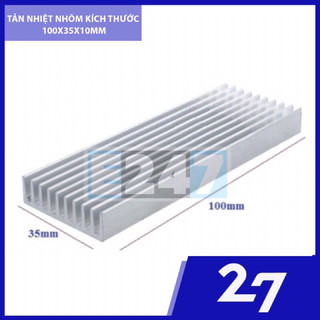 Tản nhiệt nhôm kích thước 100x35x10mm
