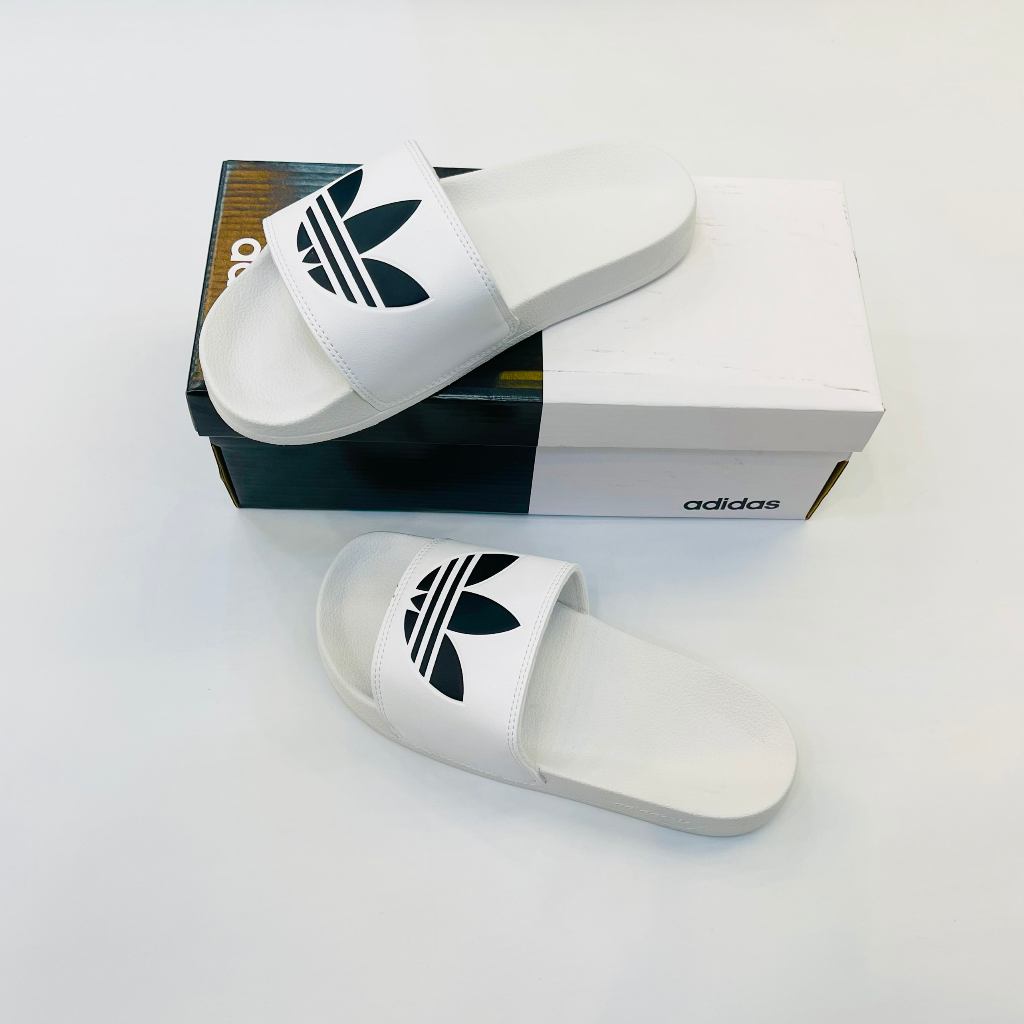 Dép quai ngang A.D.I.D.A.S logo Cỏ Ba Lá