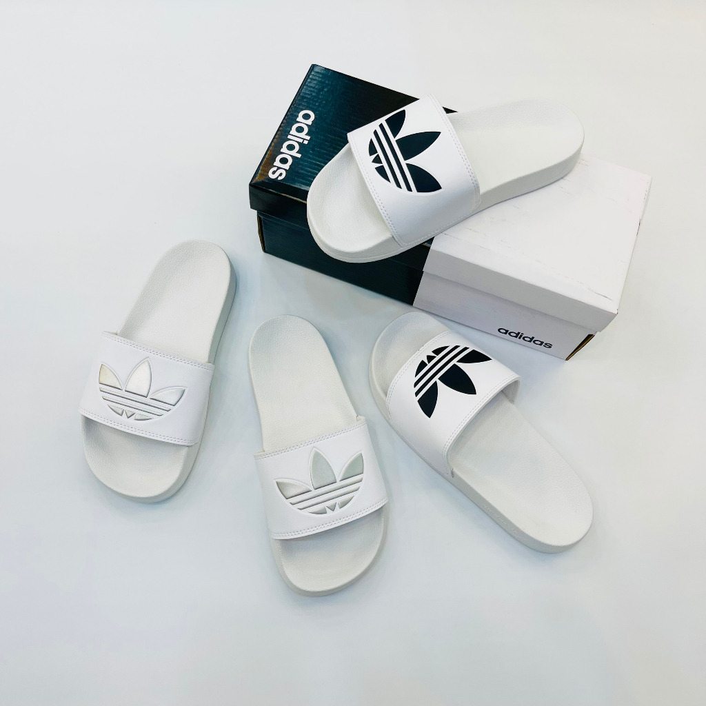 Dép quai ngang A.D.I.D.A.S logo Cỏ Ba Lá