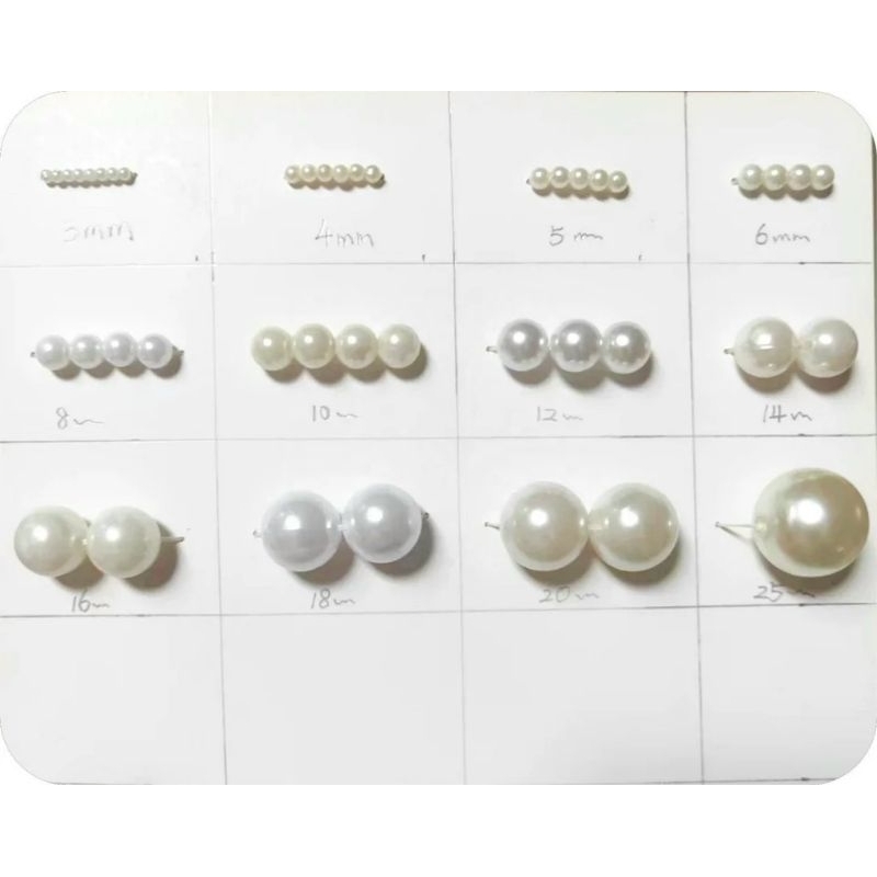 Set 10g hạt bẹt nhựa size 4mm_20mm