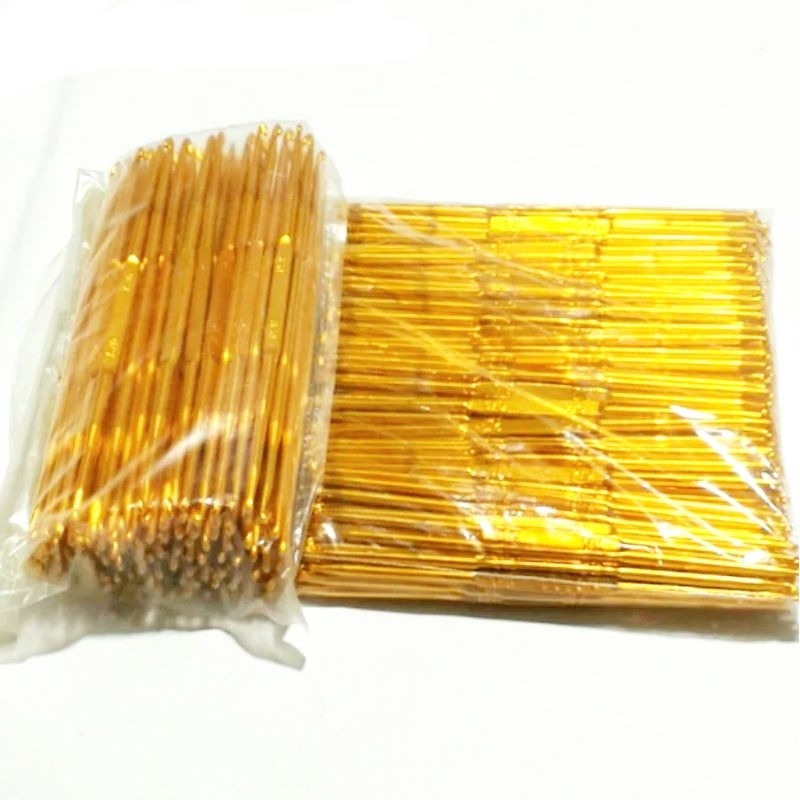 Kim móc nhôm 2 đầu cán vàng