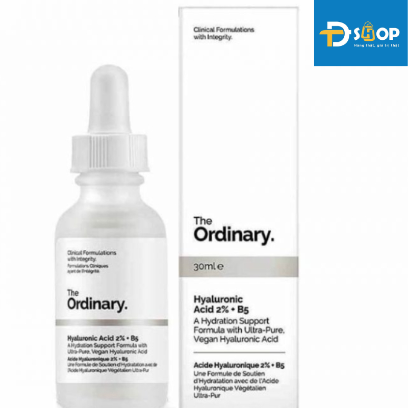 Tinh chất cấp ẩm và phục hồi da serum The Ordinary Hyaluronic Acid 2% và B5